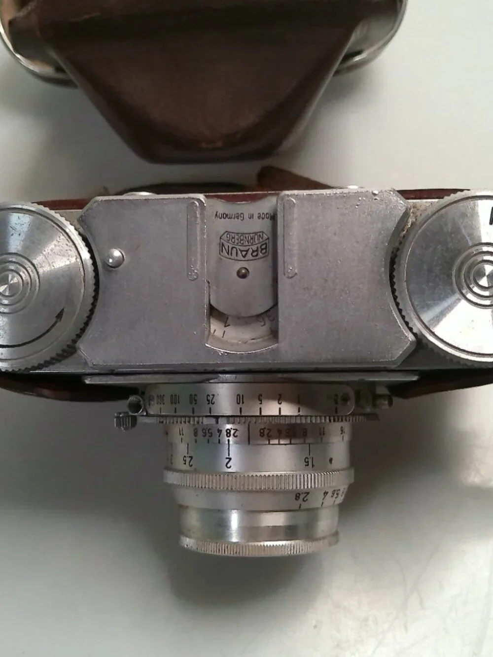 Braun Paxette Vintage Camera Steinheil Cassar 45mm f/2.8 Prontor-S w/ Case